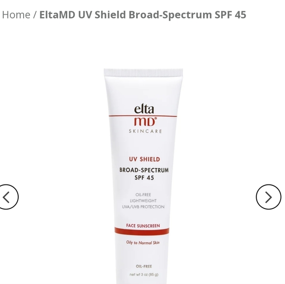 Sephora Skincare Nib Elta Md Uv Shield Broad Spectrum Spf45 Face